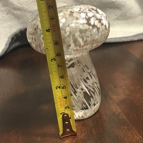 Italian Handblown Murano Glass Mushroom Paperweight by Alessandro Coppola-NEW - Picture 7 of 8